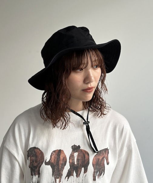 撥水ナイロンアドベンチャーハット