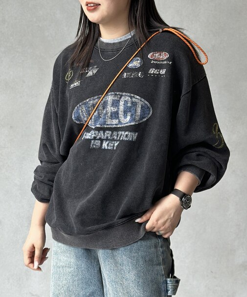 レーシングプリントスウェット