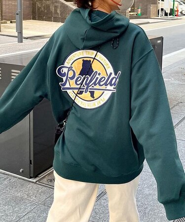 【PENFIELD】【ユニセックス】バック刺繍パーカー