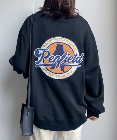【PENFIELD】【ユニセックス】バック刺繍スウェットプルオーバー