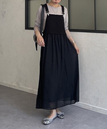 オーガンジー切替ジャンスカ