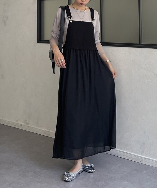 オーガンジー切替ジャンスカ