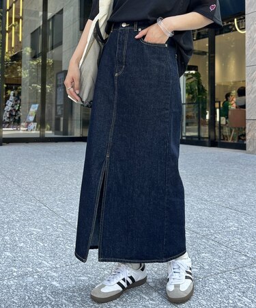 USAコットンデニムナロースカート