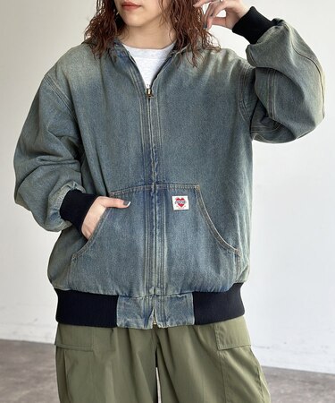 ダックジップパーカー