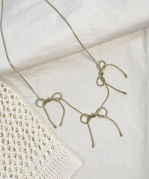 3PCSリボンネックレス