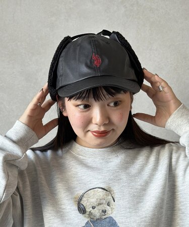 【U.S. POLO ASSN.】ボアフライトキャップ