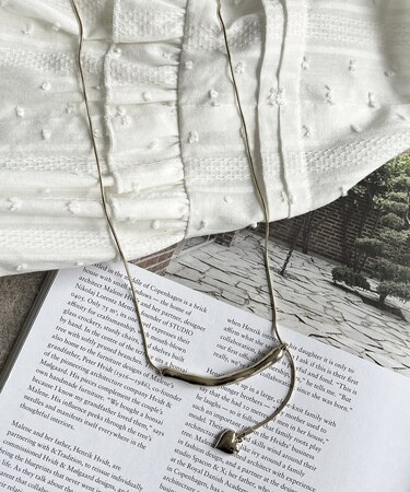 ハートモチーフウェーブタイ