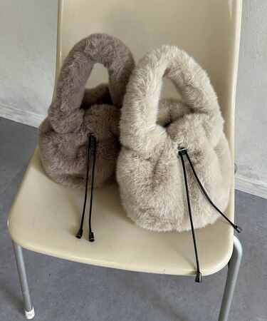 ワンハンドル2WAYファーショルダー