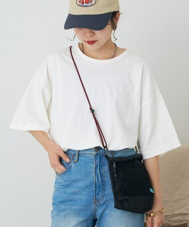 【CIAOPANIC TYPY】シルケット天竺袖ロールアップ半袖Tee