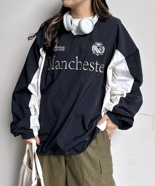 配色切替プルオーバー