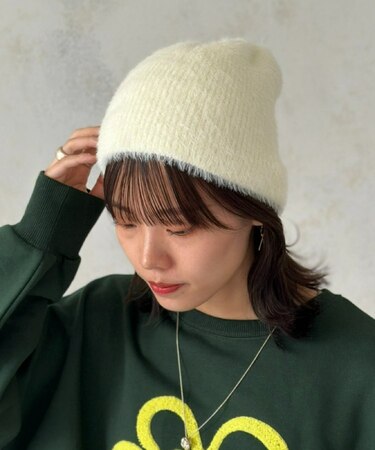 シャギービーニーキャップ