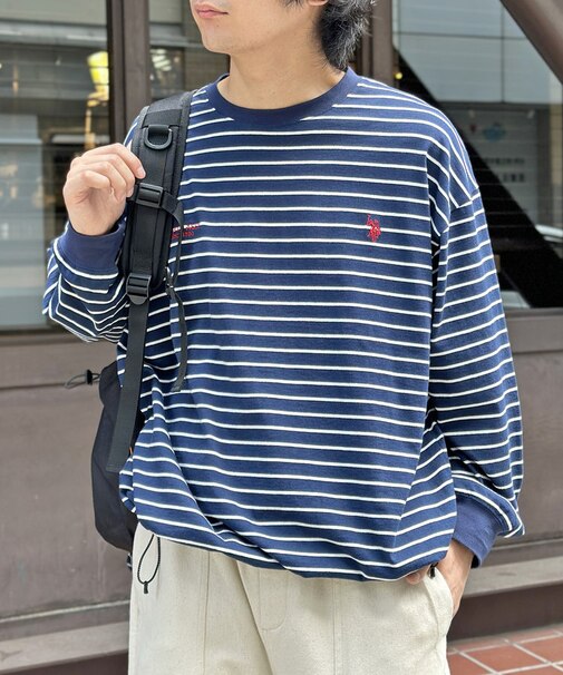 【U.S. POLO ASSN.】バルーンロンT