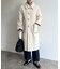 トグルデザイン襟付きコート