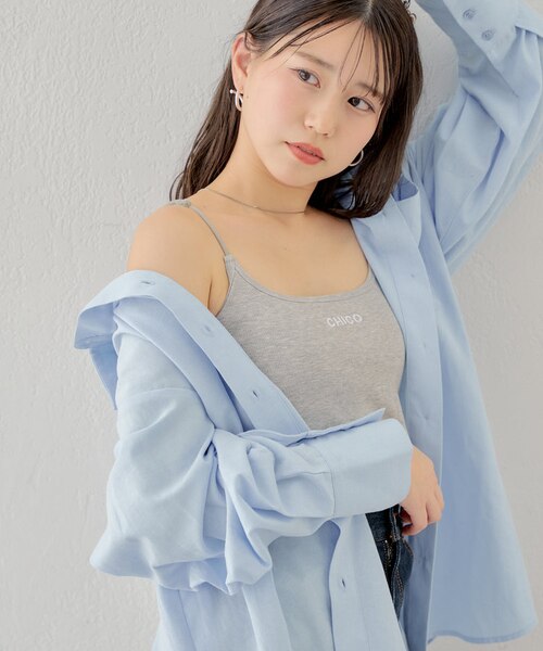 Chico】ロゴ刺?パット付きキャミ｜パルグループアウトレットの