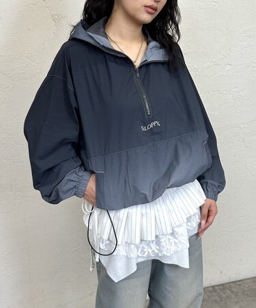 【WHO'S WHO gallery】【SLOPPY】グラデーションアノラック