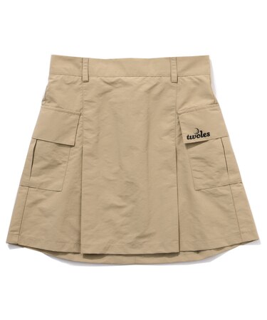 【twoles】サイドポケットフレアスカート