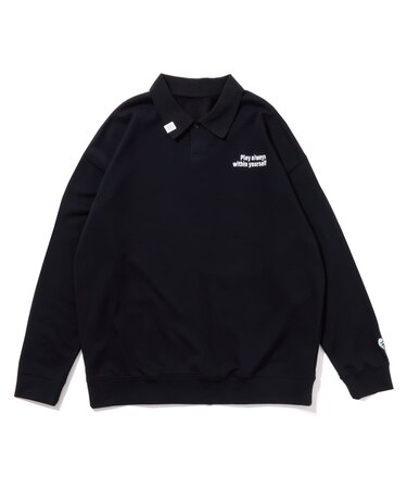 【twoles】スウェットポロ