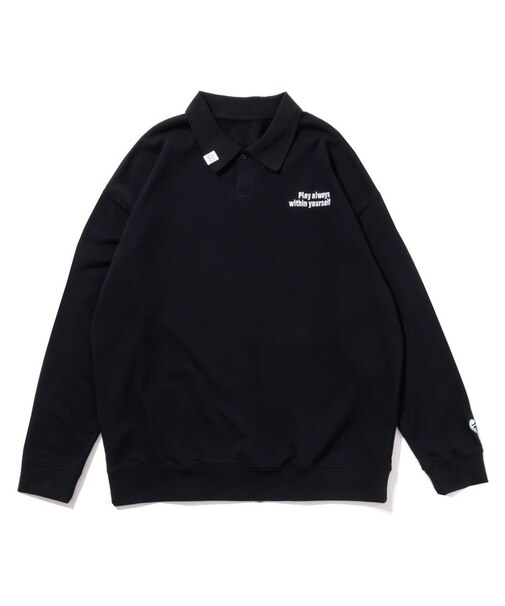 【twoles】スウェットポロ