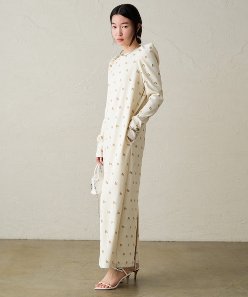 ラウンジドレス　フラワー刺繍ワンピース Loungedress】フラワー刺繍ワンピース｜パルグループアウトレットの