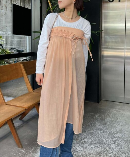 【CIAOPANIC TYPY】オーガンジーラップスカート