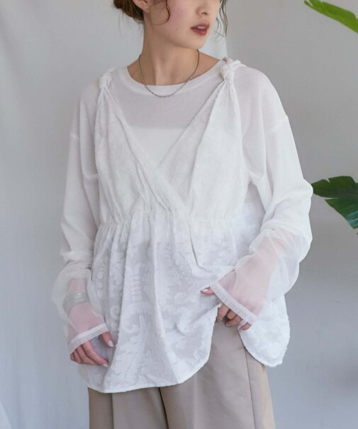 【CIAOPANIC TYPY】2WAYネットジャガードチュニック