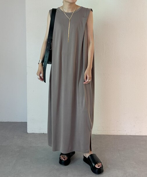 【SHENERY】バックシャンカノコワンピース