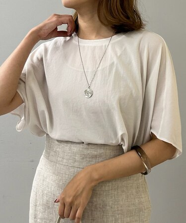 【SHENERY】ストレッチシフォンドルマンブラウス