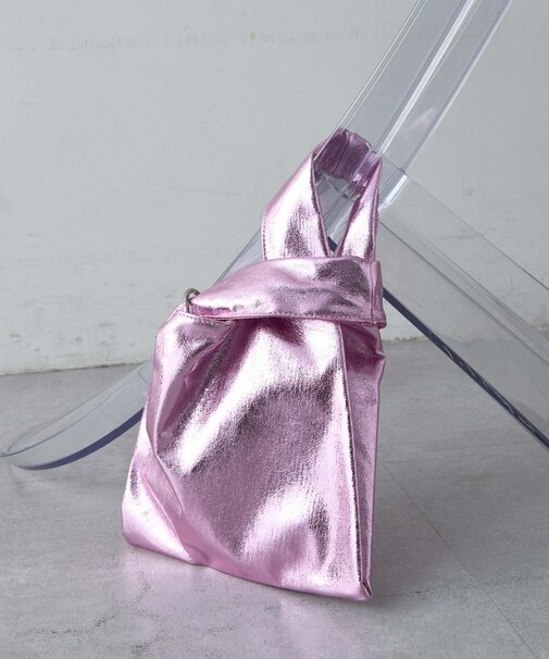 【CIAOPANIC TYPY】カラビナ付きメタルクラッシュBAG