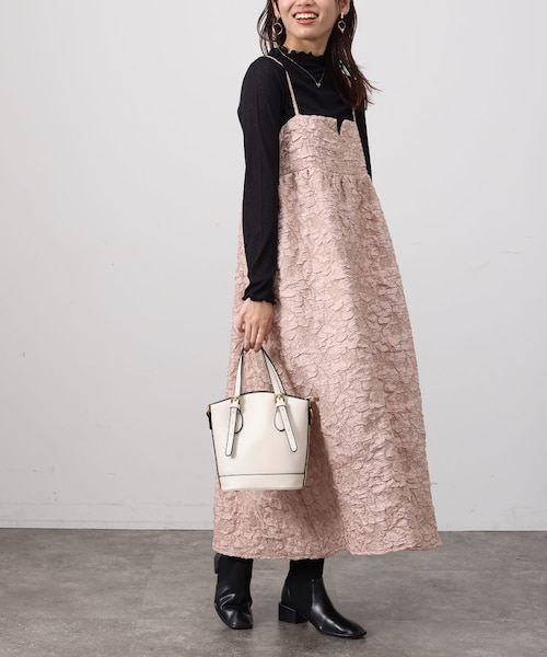 caban キャバン　ジャガードキャミワンピース caban キャバン ジャガードキャミワンピース - メルカリ