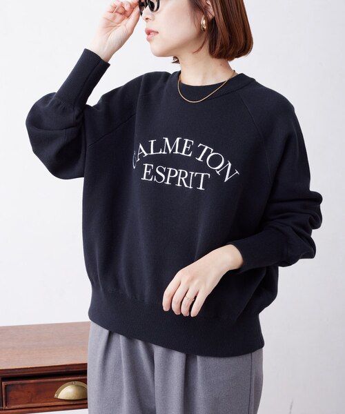 スエットライク刺繍ロゴプルオーバー｜パルグループアウトレットの
