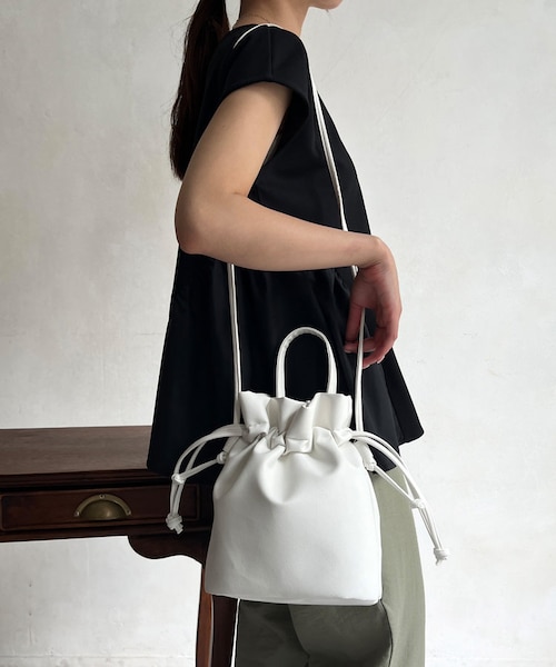 巾着2WAYショルダーバッグ｜パルグループアウトレットのアウトレット