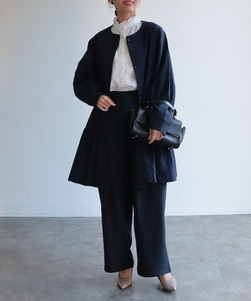 【セレモニー対応可】ペプラムコート