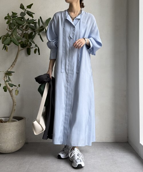 DouDou】スキッパー棒タイワンピース｜パルグループアウトレットの