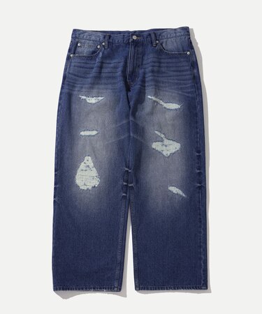 【WHO'S WHO gallery】クラッシュワイドデニム