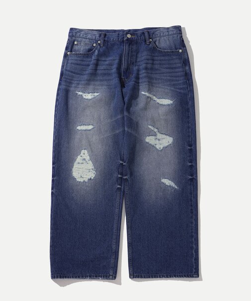 【WHO'S WHO gallery】クラッシュワイドデニム