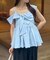 アシメノースリバルーンブラウス