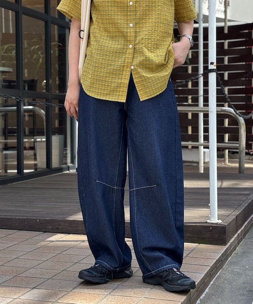 【バヤコ企画】ライトデニムパンツ［keep beingyou ］※本日限定価格 ヘムボタンデニムパンツ | ファッション通販サイト NUGU