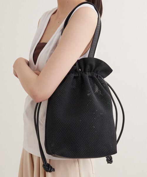 メッシュ巾着型バッグ グランターブル 新品未使用 メッシュ巾着型バッグ グランターブル 新品未使用