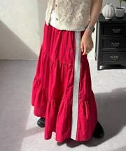 【U.S. POLO ASSN. 】ティアードスカート