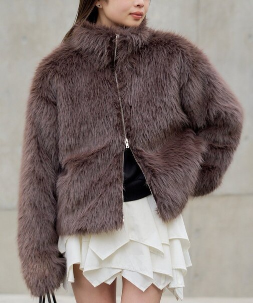 【RAY CASSIN】ダブルジップファーブルゾン/ 軽量 アウター