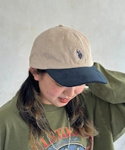 【U.S. POLO ASSN.】コーデュロイキャップ
