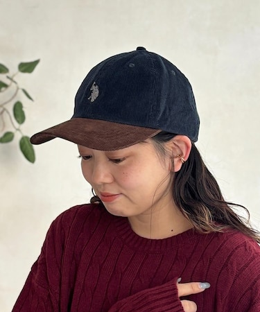 【U.S. POLO ASSN.】コーデュロイキャップ