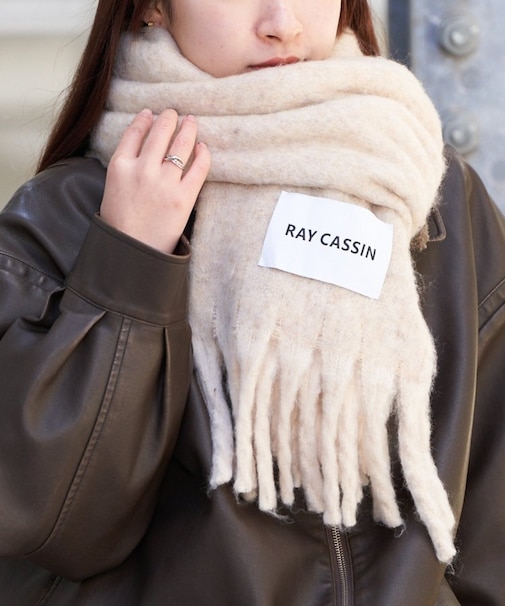 【RAY CASSIN】デカネームマフラー