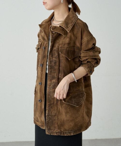 Loungedress】【ainode】hinaseレザーライクブルゾン｜パル