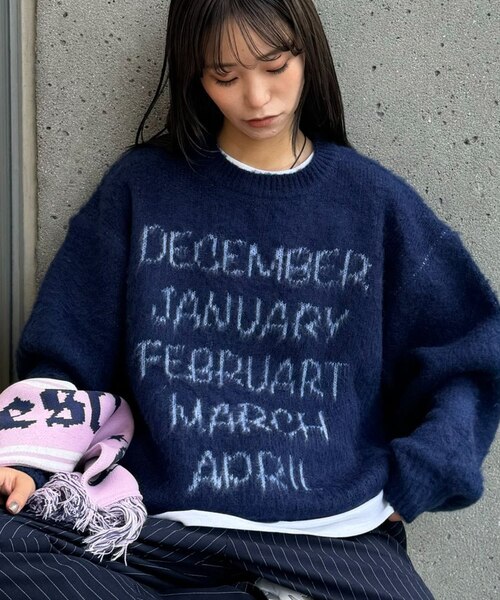 CIAOPANIC TYPY【UNISEX】マンスリーロゴニットプルオーバー CIAOPANIC TYPY】マンスリーロゴニットプルオーバー｜パル