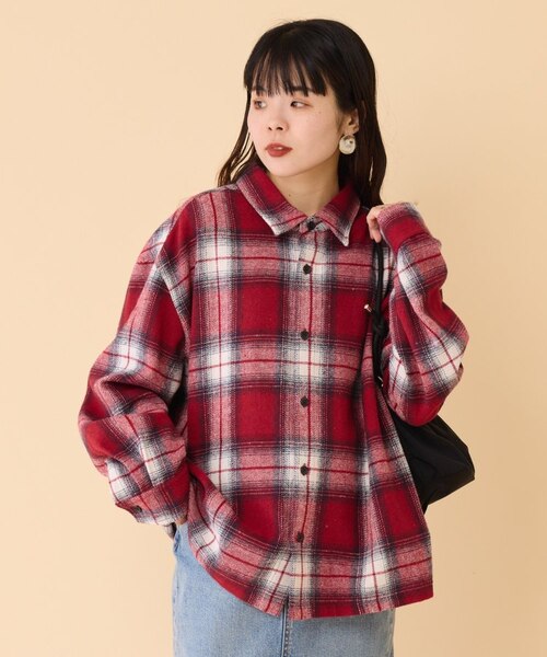 CIAOPANIC TYPY】チェックネルシャツジャケット｜パルグループ