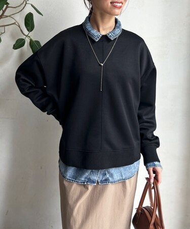軽量ボンディングドロップスリーブプルオーバー