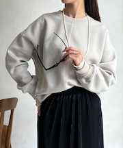 軽量ボンディングドロップスリーブプルオーバー