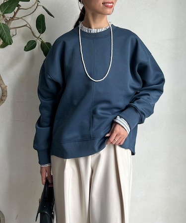 軽量ボンディングドロップスリーブプルオーバー