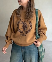 【U.S. POLO ASSN.】ジャガードニットプルオーバー